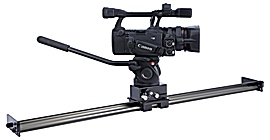 Slider con cámaras profesional de vídeo